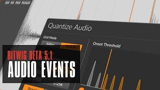 Audio Quantize in Bitwig 5.1