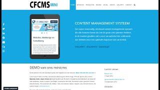 CFCMSmini 5.0 (content management systeem)