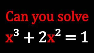 A Nice Polynomial Equation | Cubic Formula?
