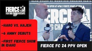 FIERCE FC 24: IDAHO FALLS - CARD BREAKDOWN