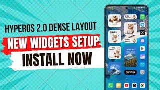 Enable HyperOS 2.0 dense layout with new widgets 