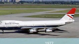 Jumbo 747 British Airways 1974-2011