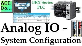 BRX Do-More PLC Analog IO – System Configuration