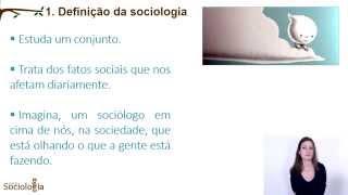 O que é a Sociologia?