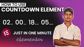 CREATE a Countdown Timer with Elementor NOW| Just in one minute | by dot guide