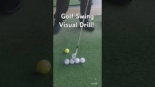 Simple Visual Golf Swing Thought for Better Iron Shots!