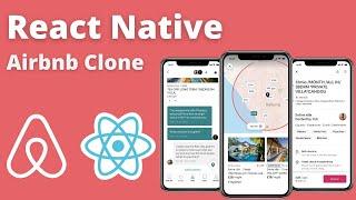  Build the Airbnb app in React Native [ Advance UI ]