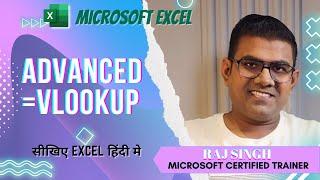 MASTER Excel's Powerful VLOOKUP Formula NOW! | Raj Singh Microsoft Certified Trainer |