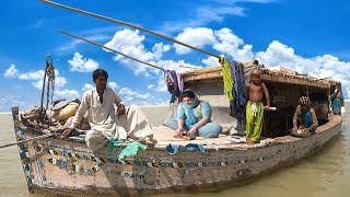 Poor Woman Daily Routine Living in The Boat House | Boat House