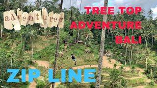 Zip line in Bali Indonesia |Tree Top Adventure park | #video #viralvideo #zipline #baliindonesia