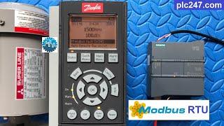 Siemens S7 1200 "Modbus RTU" Danfoss FC302 Tutorial