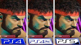 Street Fighter 6 | PS4 - PS4 Pro - PS5 | Final Graphics Comparison