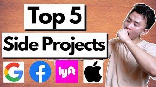 Top 5 Beginner SIDE PROJECTS that will get you HIRED