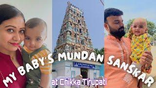 My Baby’s Mundan Sanskar | Chikka Tirupathi | Bangalore | The Brown Eyed