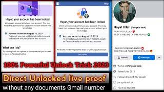 Facebook Your Account Has Been Locked2023| Facebook Id Locked How To Unlock