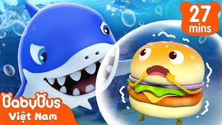 Chú cá mập thân thiện | Hamburger và những người bạn | Hoạt hình thiếu nhi vui nhộn | BabyBus