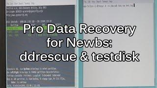 Data Recovery Tutorial - Getting started with DDRescue and TestDisk