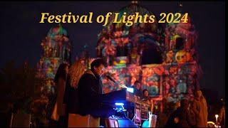 Street Music at Festival of Lights Berlin 2024 with Thomas Krüger – Mr. Pianoman