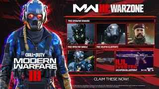 ALL 30+ FREE MW3 REWARDS! (FREE Operator Bundle, Weapon Blueprints & MORE) - Modern Warfare 3