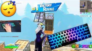 [1 HOUR] Smooth & Relaxing Keyboard & Mouse Sounds  ASMR  Fortnite ZoneWars Gameplay 240FPS