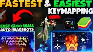 Revealing Best Fastest KEYMAPPING Custom HUD Settings For Free Fire PC | BlueStacks 5 | MSI 5