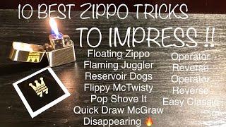 10 Best Zippo Tricks To IMPRESS Anyone !