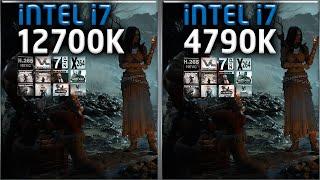 Intel i7 12700K vs i7 4790K Benchmarks – 15 Tests 