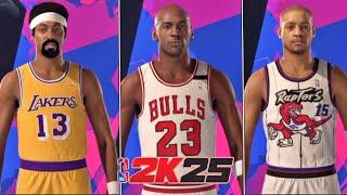 NBA 2K25 Next Gen- All NBA Legends Face Scans! [PS5, Xbox Series]