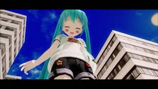 MMD Giantess: Mini Giantess Little Miku (Short Animation) - With Sound