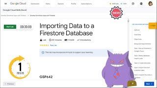 Importing Data to a Firestore Database | #2024 | #GSP642 |#qwiklabs