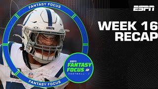 Week 16 Studs and Duds | Fantasy Focus 