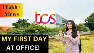 First Day In TCS IT Company Office | Work From Office | Office Tour ​⁠@itcouplevlogs