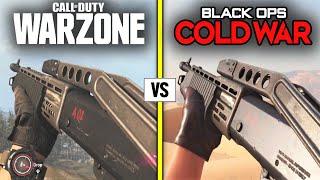 Call of Duty WARZONE vs Black Ops COLD WAR — Weapons Comparison
