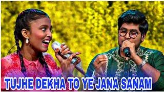 Subhajit Chakraborty & Ragini Sindhe " Tuje Dekha To Ye Jana Sanam " Full Performance Indian idol 15