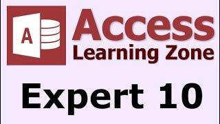 Microsoft Access Expert Level 10 - Introduction