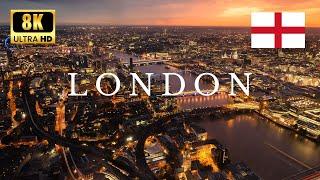 ▶️ LONDON, England  | by Drone Footage | 8K ULTRA HD