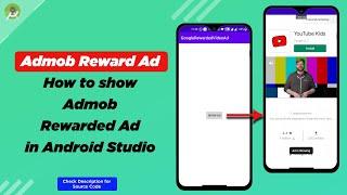 How to integrate Admob Rewarded Ads in Android Studio | Google Admob Tutorial - 03