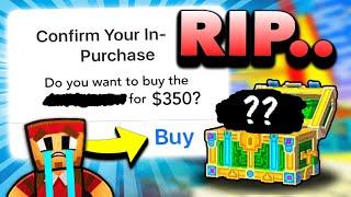 I SPENT $350 on This Gun in Pixel Gun 3D...RIP  (Clan Chest Opening)