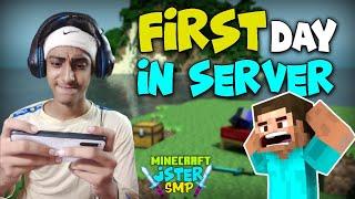 FIRST DAY IN MY SERVER | JOIN MY SMP | MINECRAFT SURVIVAL SERIES #1