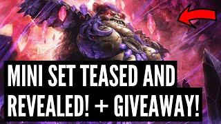 MINI-SET REVEALED and TEASED! DUAL CLASS CARDS!? Therazane LEGENDARY? + HUGE GIVEAWAY