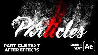 After Effects Particles Logo & Text Animation with Trapcode Particular Plugin