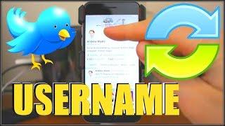 How To Change Twitter Username In Mobile Phone For iPhone & Android 2017