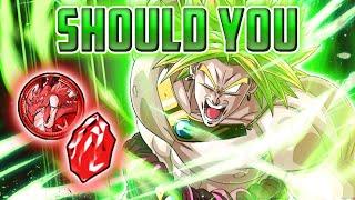 SHOULD YOU COIN OR USE YOUR RED STONES ON STR SUPER EZA SSJ BROLY IN DOKKAN BATTLE