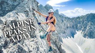 Austria's Greatest Hike: 7 Peaks in a Day on Klettersteig Innsbruck