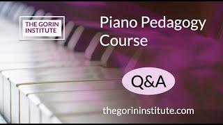 Teach Piano with Confidence and Creativity! Webinar and Q&A