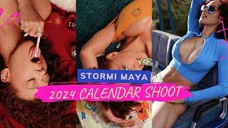 Stormi Maya- 2024 Calendar Shoot BTS