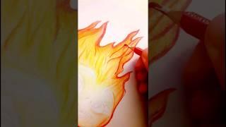 Drawing Ember Lumen from elemental #elemental #pixar #shorts #drawing #disney #art