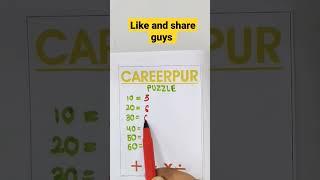 Careerpur maths tricks #shorts #viralshorts