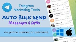 How to Send Bulk Messages to Telegram users with Telegram Auto Message Sender 2023 | NEW FREE METHOD