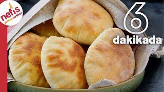 Easy 6-Minute Pita Bread Recipe | How to Make Pita Bread at Home 
